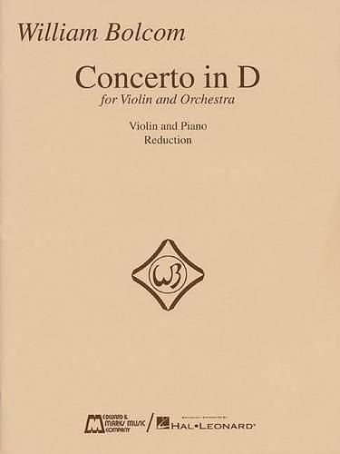 Cover image for Concerto in D for Violin and Orchestra: Piano Reduction