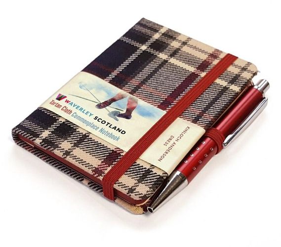 Cover image for Waverley S.T. (S): Dress Mini with Pen Pocket Genuine Tartan Cloth Commonplace Notebook