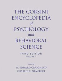 Cover image for The Corsini Encyclopedia of Psychology and Behavioural Science