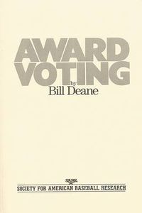 Cover image for Award Voting