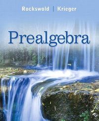 Cover image for Prealgebra