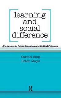 Cover image for Learning and Social Difference