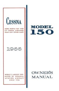 Cover image for Cessna 1966 Model 150 Owner's Manual