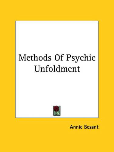 Cover image for Methods of Psychic Unfoldment