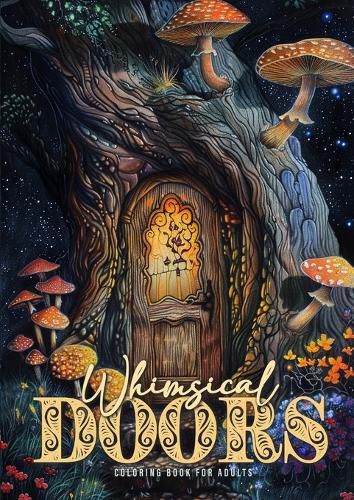 Cover image for Whimsical Doors Coloring Book for Adults