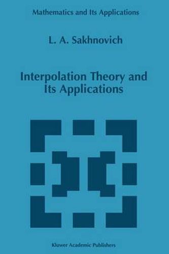Cover image for Interpolation Theory and Its Applications