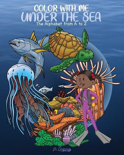 Cover image for Color With Me Under the Sea