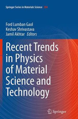 Cover image for Recent Trends in Physics of Material Science and Technology