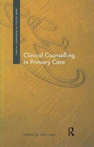 Cover image for Clinical Counselling in Primary Care