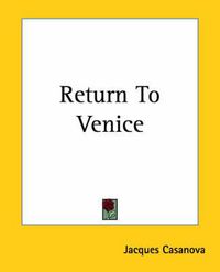 Cover image for Return To Venice