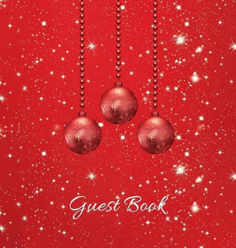 Cover image for Christmas Party Guest Book (HARDCOVER), Party Guest Book, Birthday Guest Comments Book, House Guest Book, Seasonal Party Guest Book, Special Events & Functions