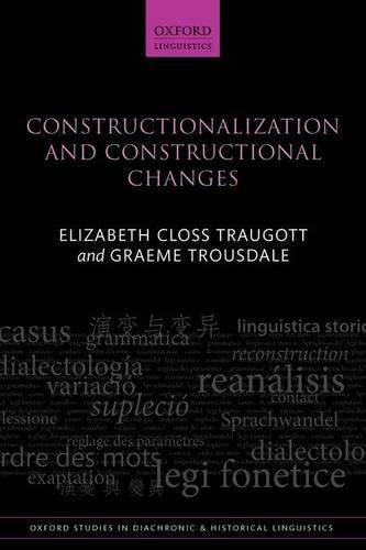 Cover image for Constructionalization and Constructional Changes