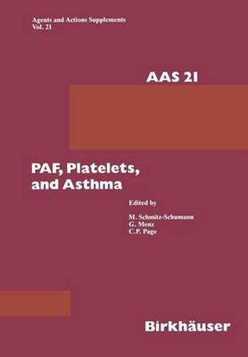 Cover image for PAF, Platelets, and Asthma