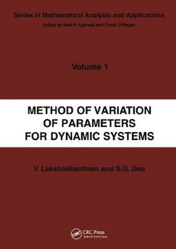 Cover image for Method of Variation of Parameters for Dynamic Systems