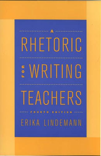 Cover image for A Rhetoric for Writing Teachers