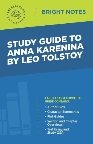 Cover image for Study Guide to Anna Karenina by Leo Tolstoy