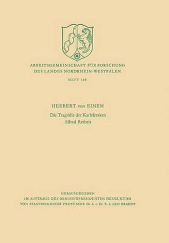 Cover image for Die Tragoedie Der Karlsfresken Alfred Rethels