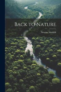 Cover image for Back to Nature