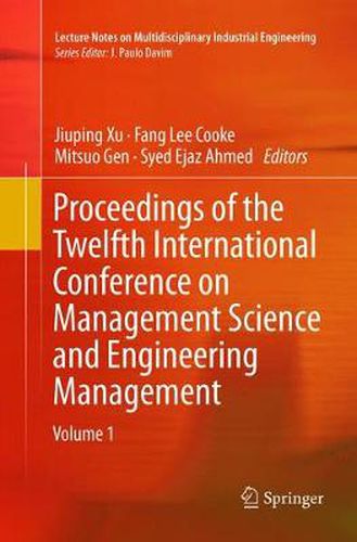 Cover image for Proceedings of the Twelfth International Conference on Management Science and Engineering Management