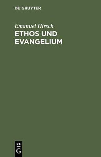 Cover image for Ethos und Evangelium