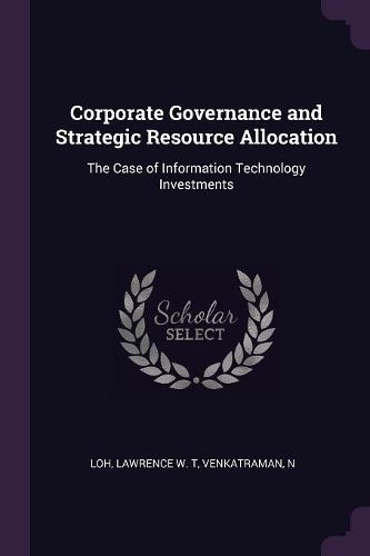 Cover image for Corporate Governance and Strategic Resource Allocation