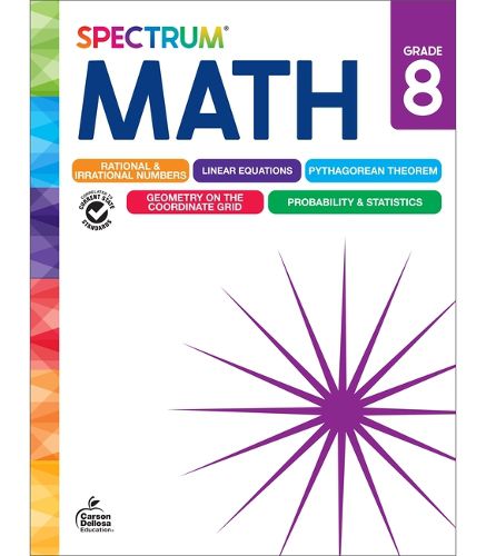 Spectrum Math Workbook, Grade 8