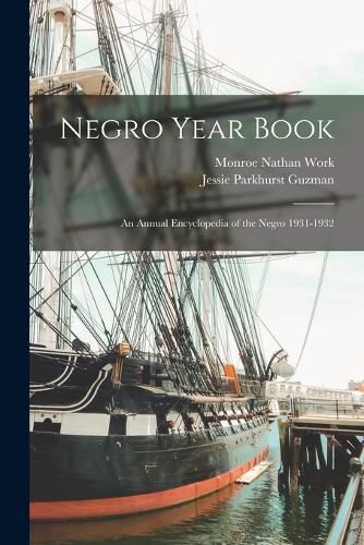 Cover image for Negro Year Book