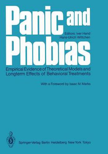 Cover image for Panic and Phobias: Empirical Evidence of Theoretical Models and Longterm Effects of Behavioral Treatments