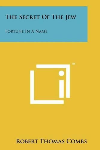 Cover image for The Secret of the Jew: Fortune in a Name