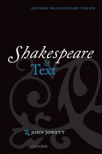 Cover image for Shakespeare and Text