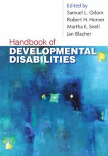 Handbook of Developmental Disabilities