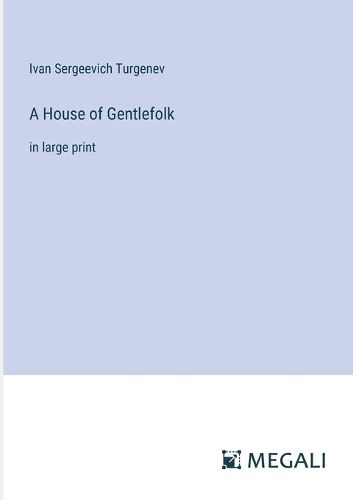 Cover image for A House of Gentlefolk