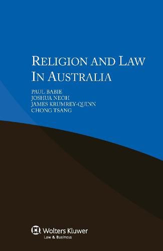 Cover image for Religion and Law in Australia