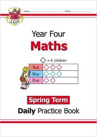 Cover image for KS2 Maths Daily Practice Book: Year 4 - Spring Term