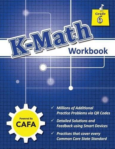 Cover image for K-Math Workbook Grade 6