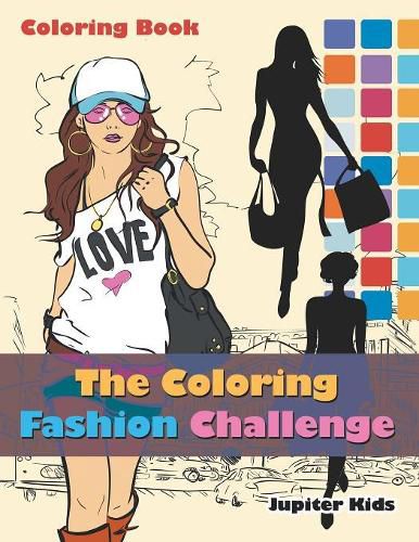 Cover image for The Coloring Fashion Challenge Coloring Book