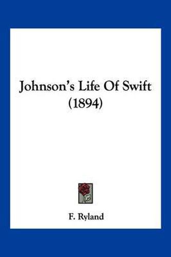 Cover image for Johnson's Life of Swift (1894)