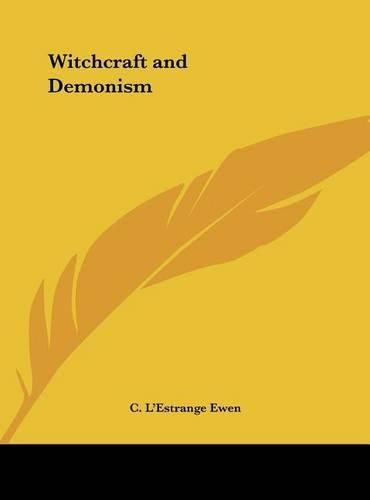 Cover image for Witchcraft and Demonism