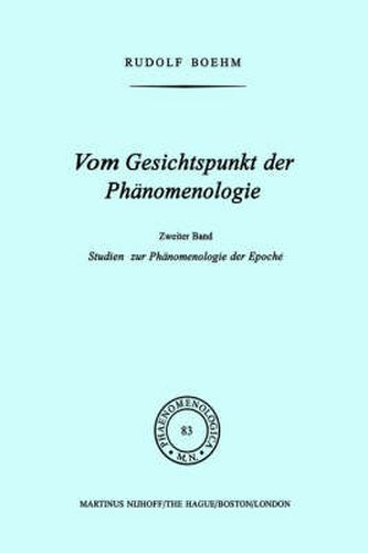 Cover image for Temporary Title 19991103: Studien Zur Ph&Auml;Nomelogie Der Epoch&Eacute;