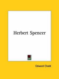 Cover image for Herbert Spencer