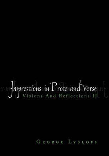 Cover image for Impressions in Prose and Verse