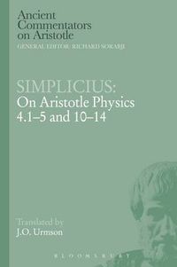 Cover image for Simplicius: On Aristotle Physics 4.1-5 and 10-14