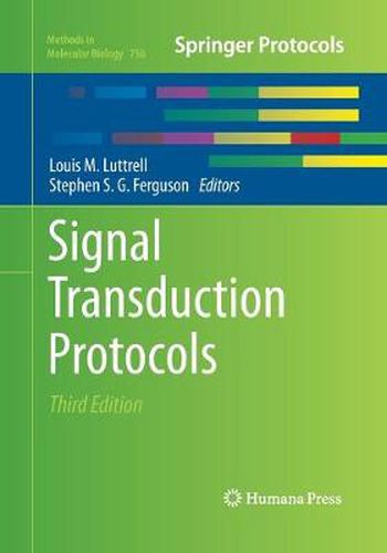 Signal Transduction Protocols