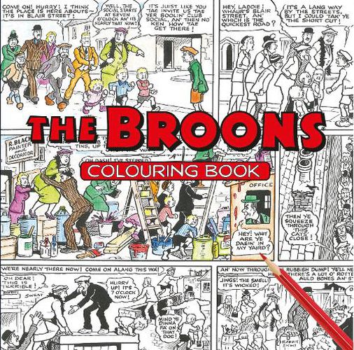 Cover image for The Broons Colouring Book