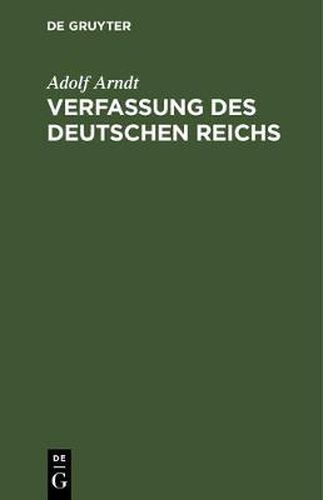 Verfassung des Deutschen Reichs