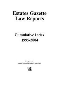 Cover image for EGLR 2004 Cumulative Index