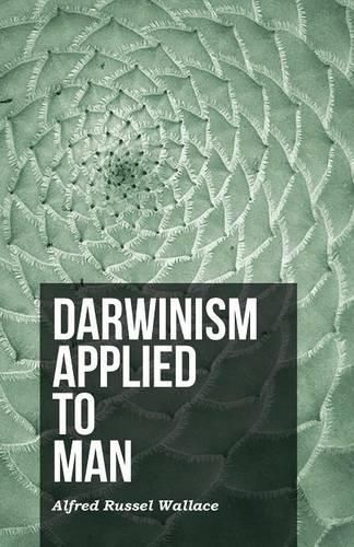 Cover image for Darwinism Applied to Man