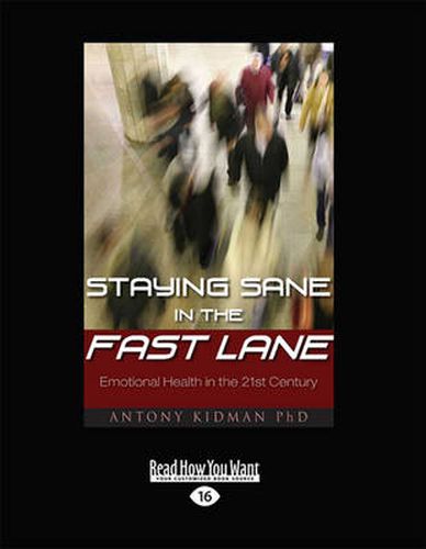 Cover image for Staying Sane in the Fast Lane: A Guide to Emotional Health