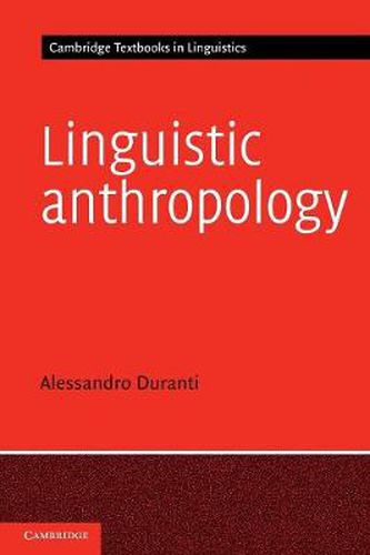 Cover image for Linguistic Anthropology