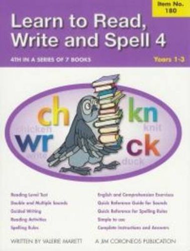 Cover image for Learn to Read, Write and Spell 4: Years 1-3